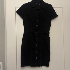 Black Denim Dress